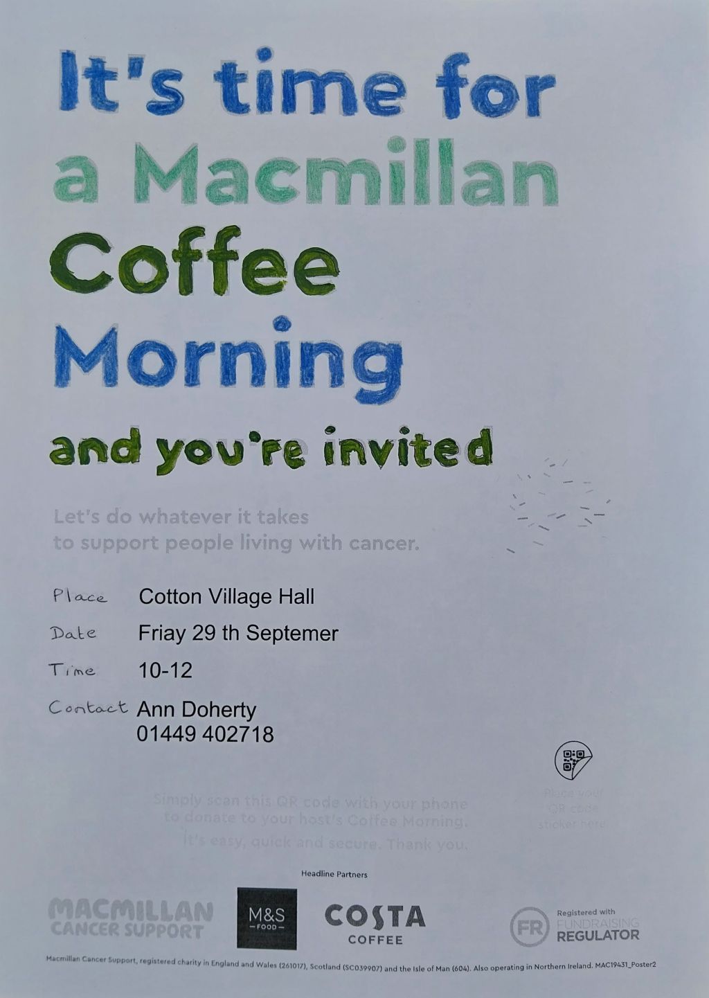 Macmillan Coffee Morning